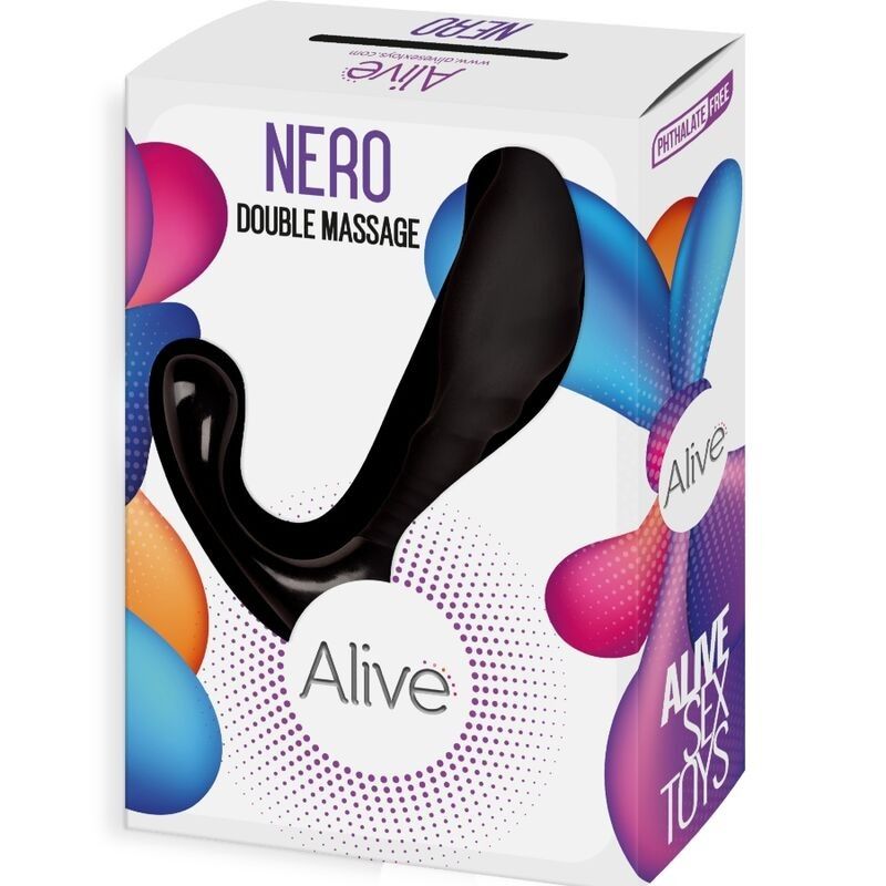 ALIVE - NERO DOUBLE MASSAGER ANAL & PROSTATIC ALIVE - 2