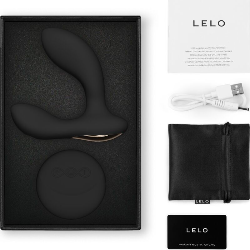 LELO - HUGO 2 PROSTATE MASSAGER REMOTE CONTROL BLACK LELO - 2