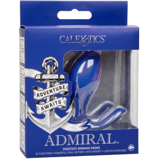 ADMIRAL - RIMMING PROSTATE STIMULATOR & VIBRATOR BLUE ADMIRAL - 5