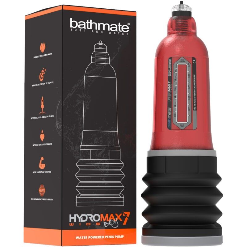 BATHMATE - HYDROMAX 7 WIDE BOY X30 RED BATHMATE - 2