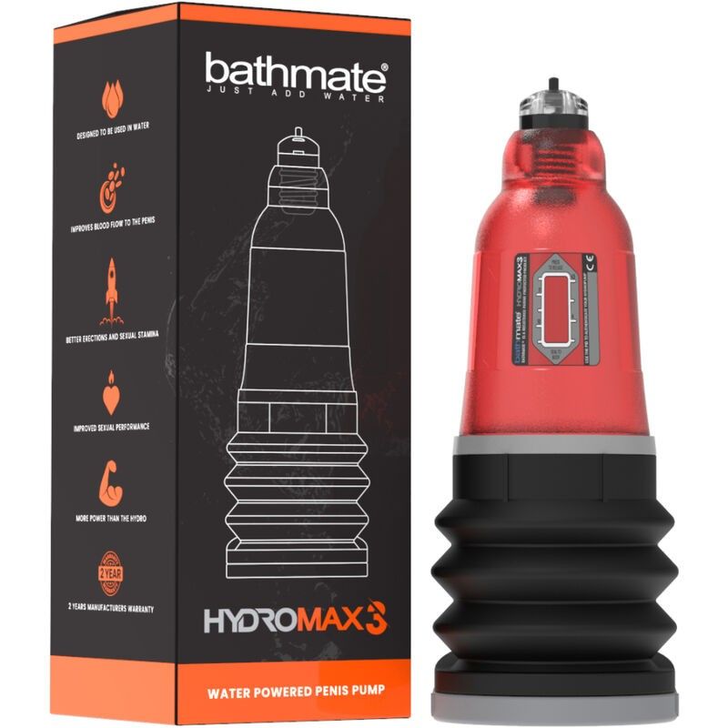 BATHMATE - HYDROMAX 3 RED BATHMATE - 2