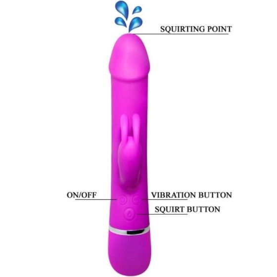 PRETTY LOVE - HENRY VIBRATOR WITH 12 VIBRATION MODES AND SQUIRT FUNCTION PRETTY LOVE SMART - 6