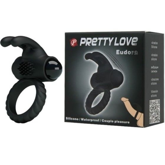 PRETTY LOVE - EUDORA VIBRATING RING WITH STIMULATOR PRETTY LOVE MALE - 8