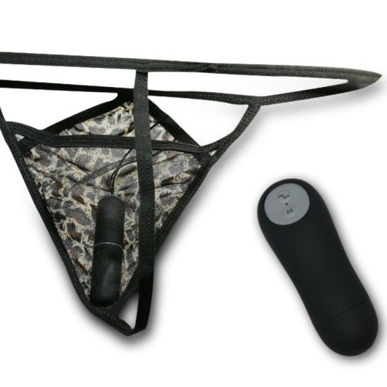 BAILE - THONG WITH VIBRATING BULLET AND CONTROL BAILE STIMULATING - 1