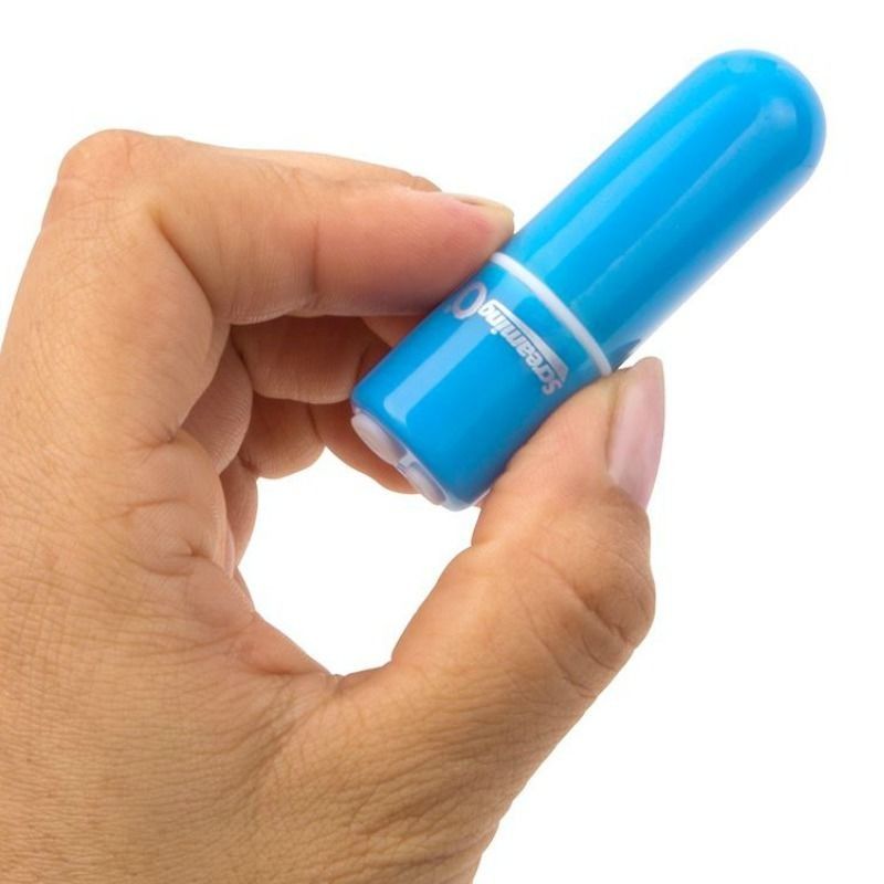 SCREAMING O - RECHARGEABLE VIBRATING BULLET VOOOM BLUE SCREAMING O - 3