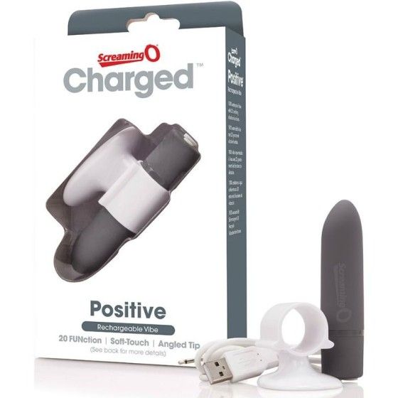 SCREAMING O - RECHARGEABLE MASSAGE POSITIVE GRAY SCREAMING O - 1
