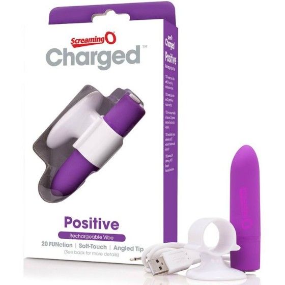 SCREAMING O - RECHARGEABLE MASSAGE POSITIVE LILAC SCREAMING O - 1