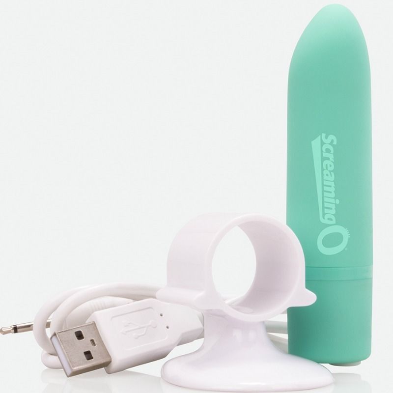 SCREAMING O - RECHARGEABLE MASSAGE POSITIVE GREEN SCREAMING O - 4