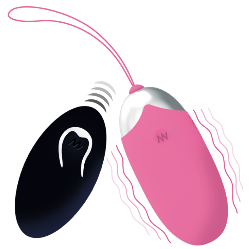 INTENSE - FLIPPY II  VIBRATING EGG WITH REMOTE CONTROL PINK INTENSE COUPLES TOYS - 2