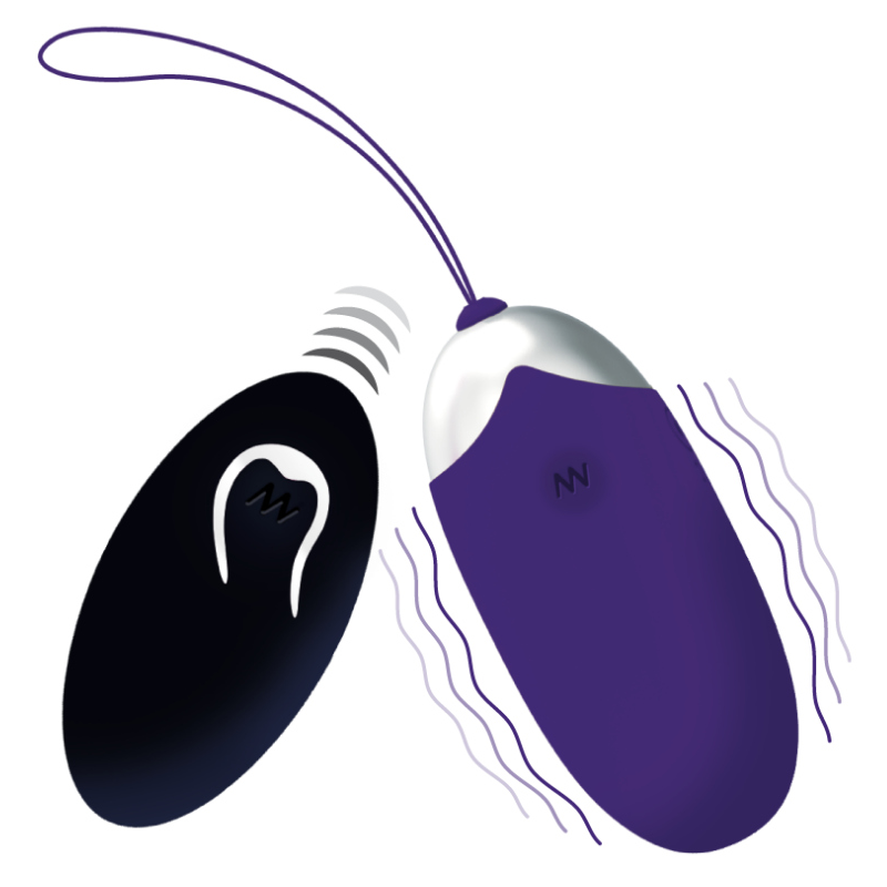 INTENSE - FLIPPY II  VIBRATING EGG WITH REMOTE CONTROL PURPLE INTENSE COUPLES TOYS - 2