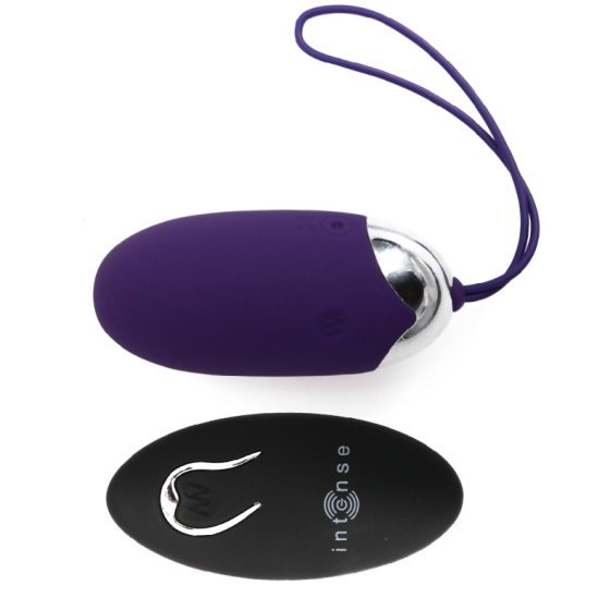 INTENSE - FLIPPY II  VIBRATING EGG WITH REMOTE CONTROL PURPLE INTENSE COUPLES TOYS - 4