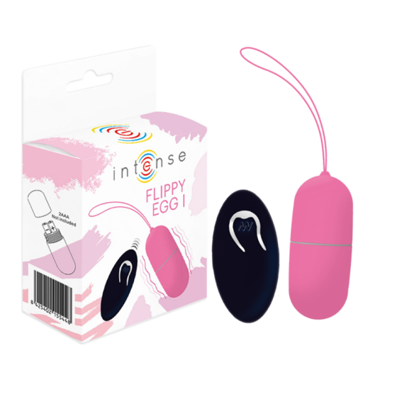 INTENSE - FLIPPY I VIBRATING EGG WITH REMOTE CONTROL PINK INTENSE COUPLES TOYS - 1