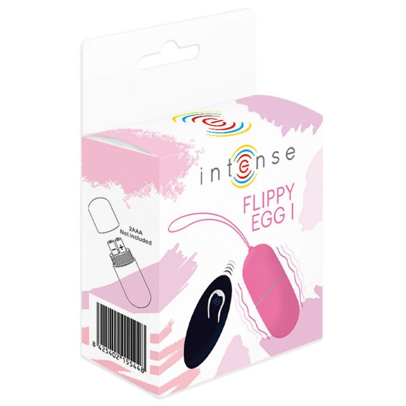 INTENSE - FLIPPY I VIBRATING EGG WITH REMOTE CONTROL PINK INTENSE COUPLES TOYS - 5