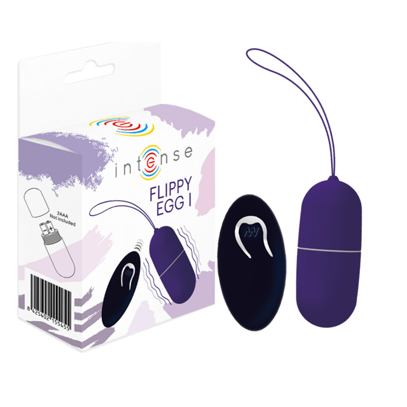 INTENSE - FLIPPY I VIBRATING EGG WITH REMOTE CONTROL PURPLE INTENSE COUPLES TOYS - 1