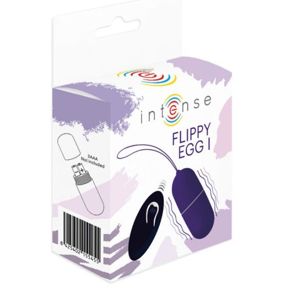 INTENSE - FLIPPY I VIBRATING EGG WITH REMOTE CONTROL PURPLE INTENSE COUPLES TOYS - 5