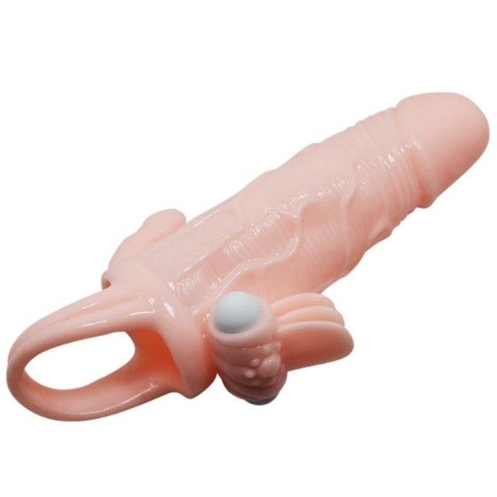 BAILE - BRAVE MAN PENIS COVER WITH CLIT AND ANAL STIMULATION FLESH 16.5 CM BAILE FOR HIM - 5