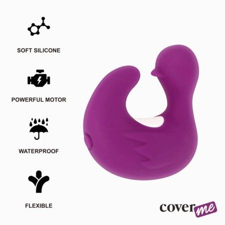COVERME - DUCKYMANIA RECHARGEABLE SILICONE STIMULATING DUCK THIMBLE