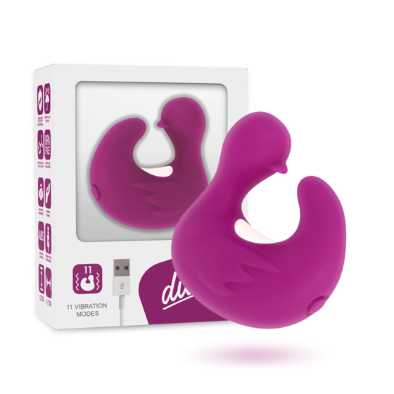 COVERME - DUCKYMANIA RECHARGEABLE SILICONE STIMULATING DUCK THIMBLE COVERME - 2