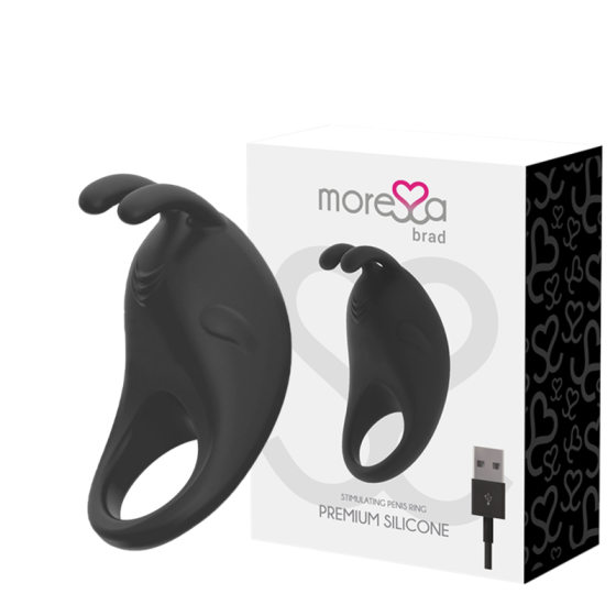 MORESSA - BRAD PREMIUM SILICONE RECHARGEABLE BLACK MORESSA - 1