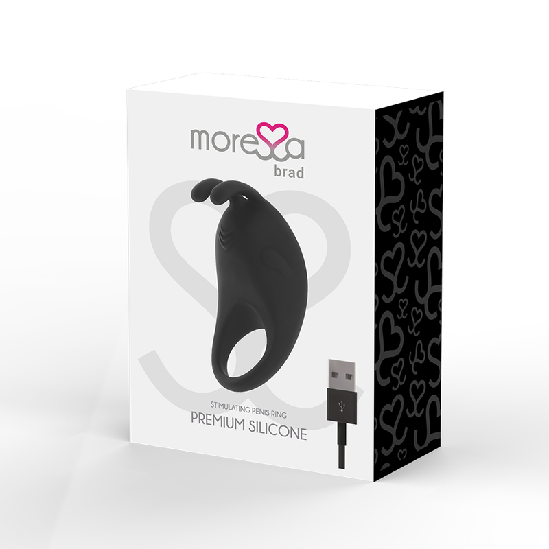 MORESSA - BRAD PREMIUM SILICONE RECHARGEABLE BLACK MORESSA - 4