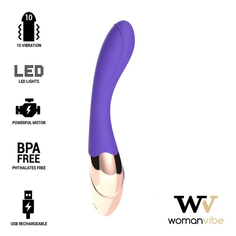 WOMANVIBE - SUNNY SILICONE RECHARGEABLE VIBRATOR WOMANVIBE - 1