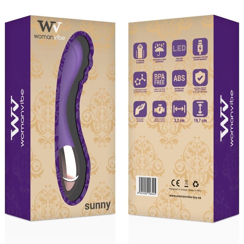 WOMANVIBE - SUNNY SILICONE RECHARGEABLE VIBRATOR WOMANVIBE - 5