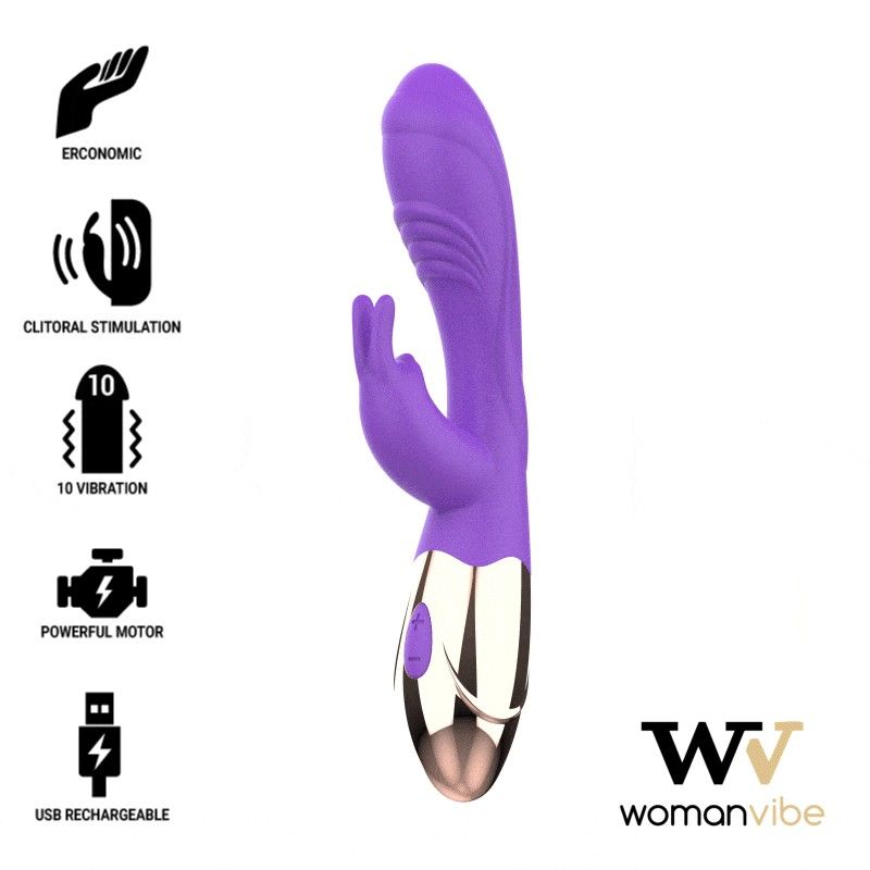 WOMANVIBE - VIORA SILICONE RECHARGEABLE VIBRATOR WOMANVIBE - 1