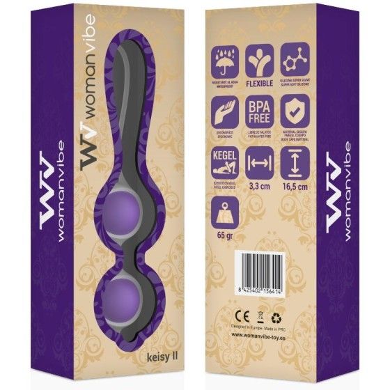 WOMANVIBE - KEISY II SILICONE BALLS WOMANVIBE - 4