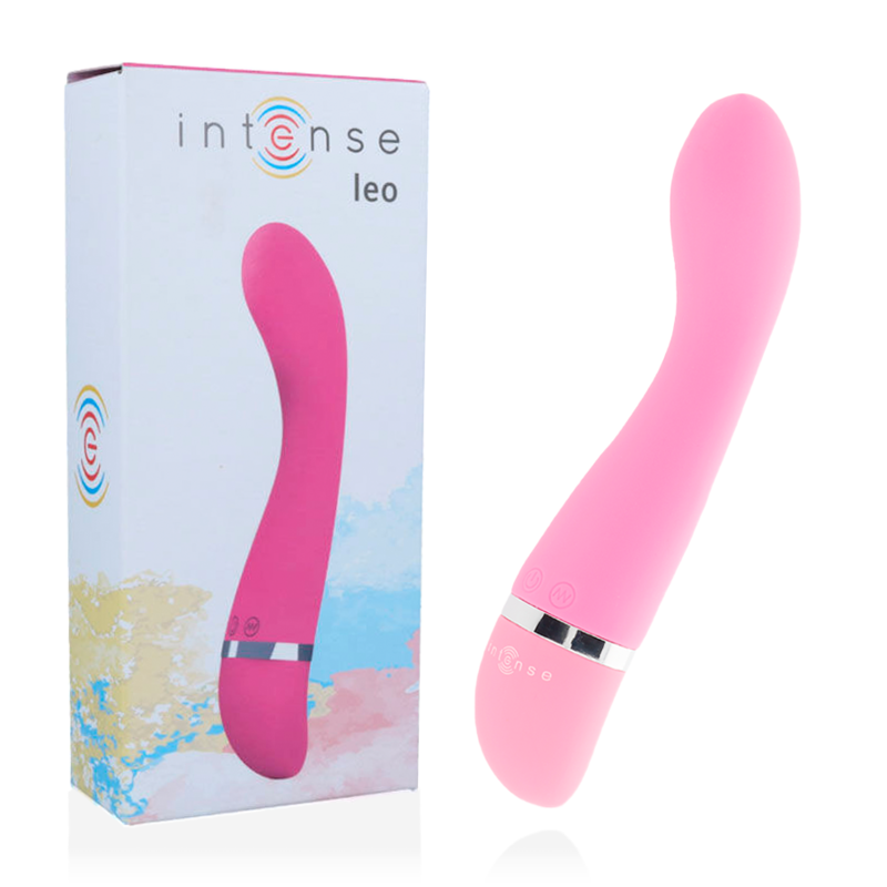 INTENSE - LEO VIBRATOR PINK SILICON LUXE INTENSE COUPLES TOYS - 1