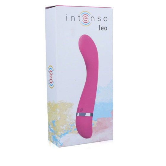 INTENSE - LEO VIBRATOR PINK SILICON LUXE INTENSE COUPLES TOYS - 3