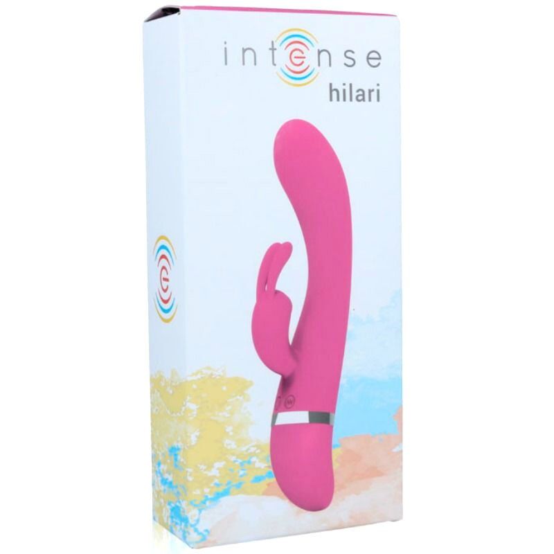 INTENSE - HILARI PINK SILICON LUXE VIBRATOR INTENSE COUPLES TOYS - 3