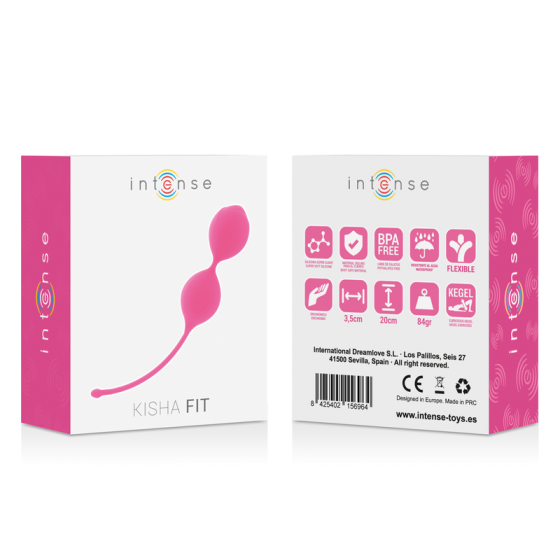 INTENSE - KISHA FIT SILICONE KEGEL FUCHSIA INTENSE HEALTH & FUN - 3