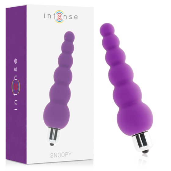 INTENSE - SNOOPY 7 SPEEDS SILICONE LILAC INTENSE ANAL TOYS - 1
