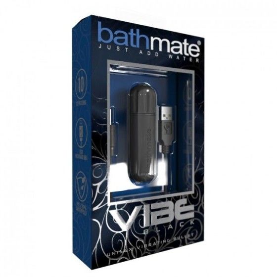 BATHMATE - VIBE BLACK VIBRATING BULLET BATHMATE - 4