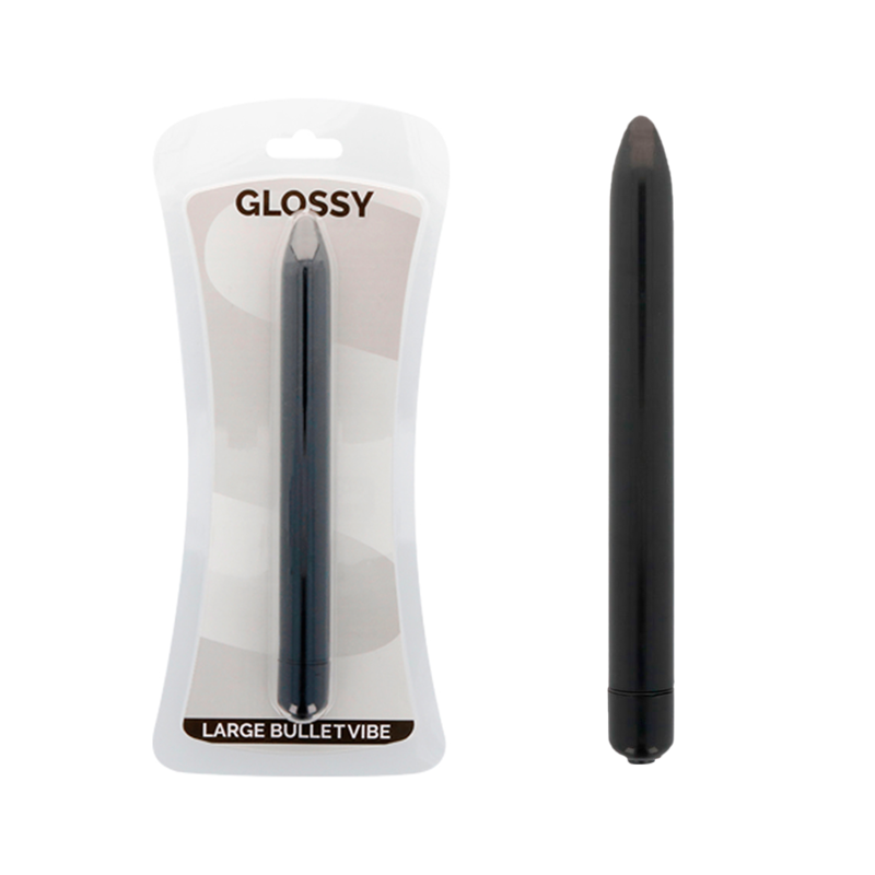 GLOSSY - SLIM VIBRATOR BLACK GLOSSY - 1