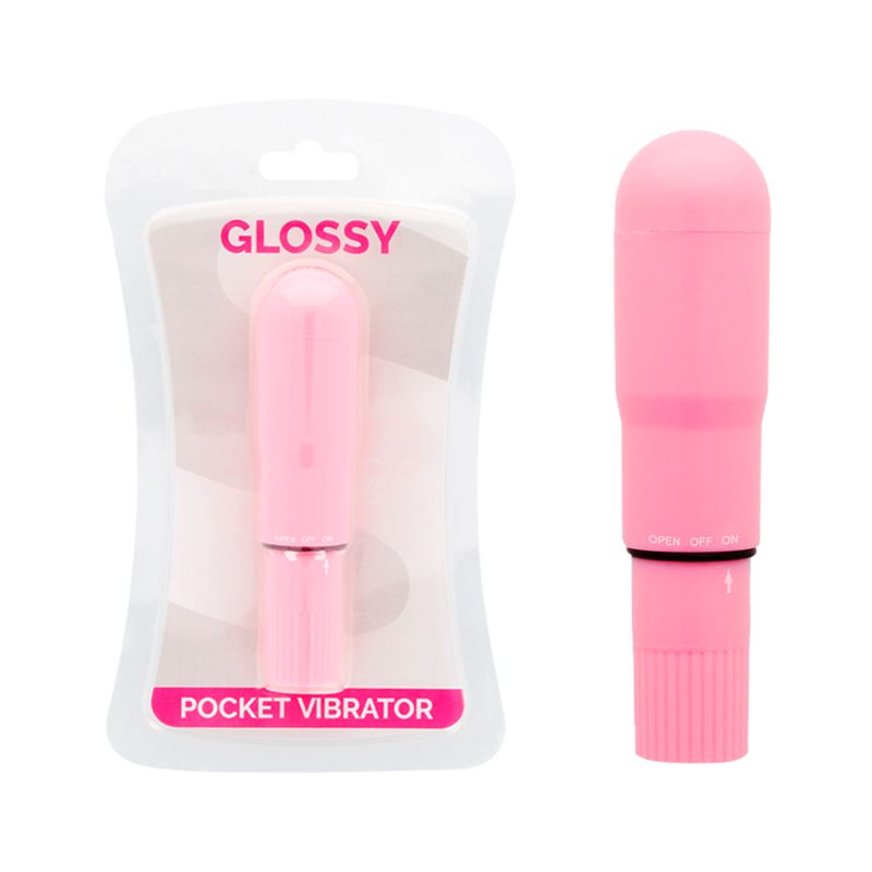 GLOSSY - POCKET VIBRATOR PINK GLOSSY - 1