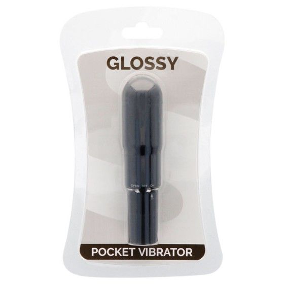 GLOSSY - POCKET VIBRATOR BLACK GLOSSY - 3