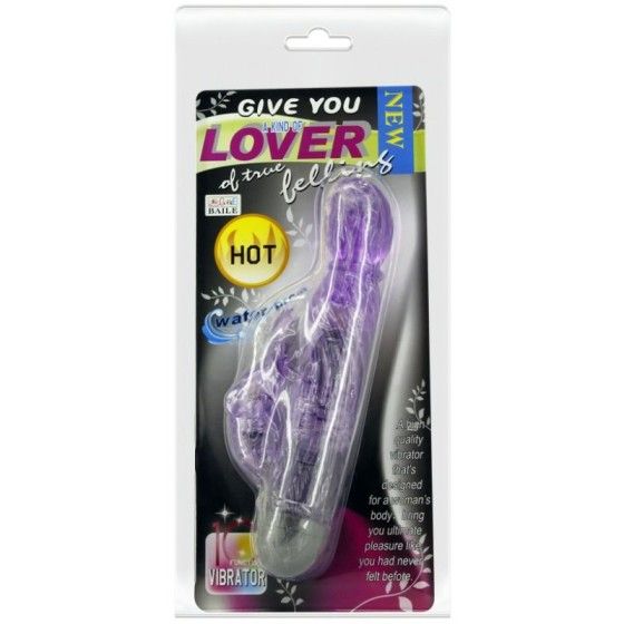 BAILE - GIVE YOU A KIND OF LOVER VIBRATOR WITH LILAC RABBIT 10 MODES BAILE VIBRATORS - 3