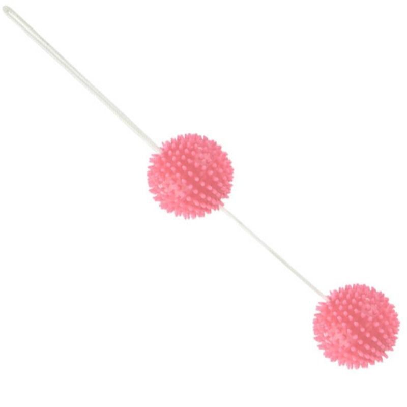BAILE - A DEEPLY PLEASURE PINK TEXTURED BALLS 3.6 CM BAILE STIMULATING - 4