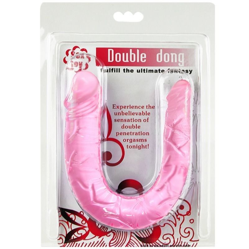 BAILE - DOUBLE DONG DOUBLE PINK DILDO BAILE DILDOS - 5