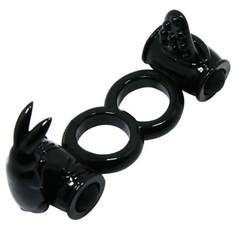 BAILE - SWEET RING DOUBLE RING WITH DOUBLE RABBIT BAILE FOR HIM - 1