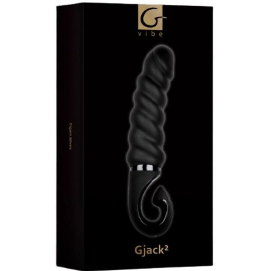 G-VIBE - G-JACK 2 - BLACK VIBRATING DILDO G-VIBE - 5