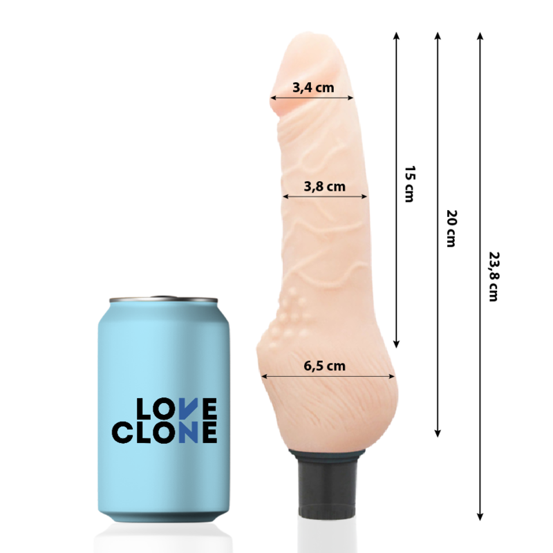 LOVECLONE - DAVEN SELF LUBRICATION REALISTIC 23.8 CM -O- 3.8 CM LOVECLONE - 1