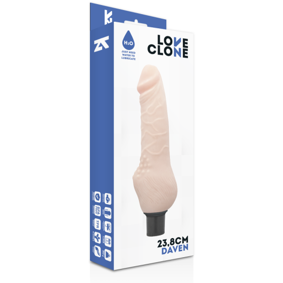 LOVECLONE - DAVEN SELF LUBRICATION REALISTIC 23.8 CM -O- 3.8 CM LOVECLONE - 5