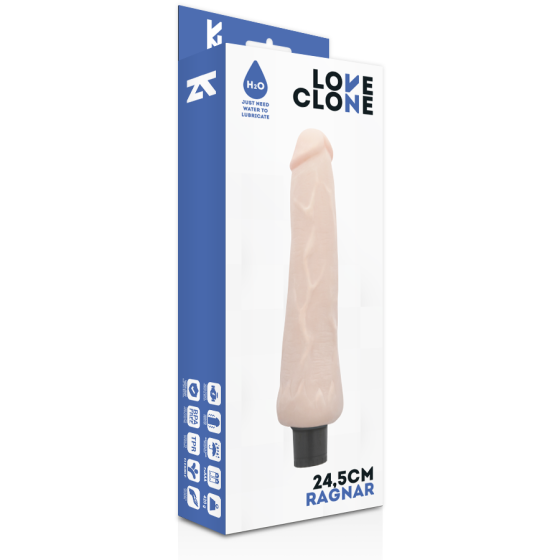 LOVECLONE - RAGNAR SELF LUBRICATION VIBRATOR 24.5 CM -O- 3.5 CM LOVECLONE - 5