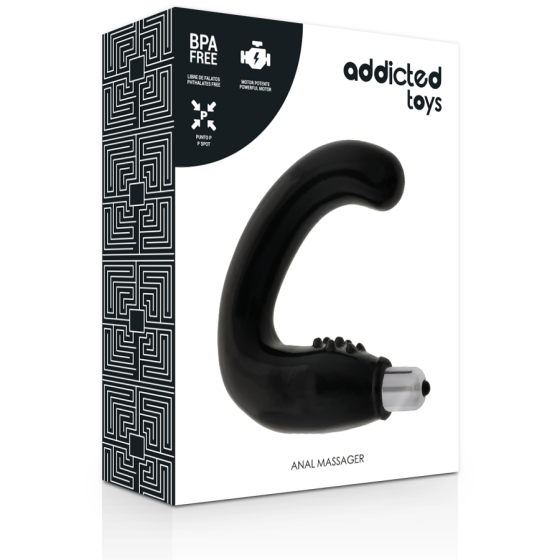 ADDICTED TOYS - ANAL MASSAGER BLACK ADDICTED TOYS - 4
