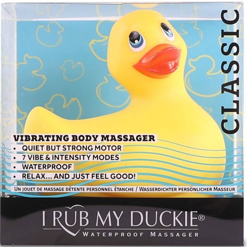 BIG TEASE TOYS - I RUB MY DUCK CLASSIC VIBRATING DUCK YELLOW BIG TEAZE TOYS - 3