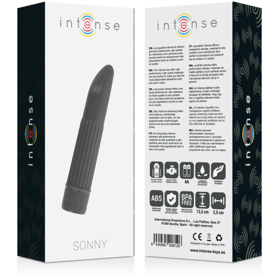 INTENSE - SONNY BLACK VIBRATOR INTENSE FUN - 4