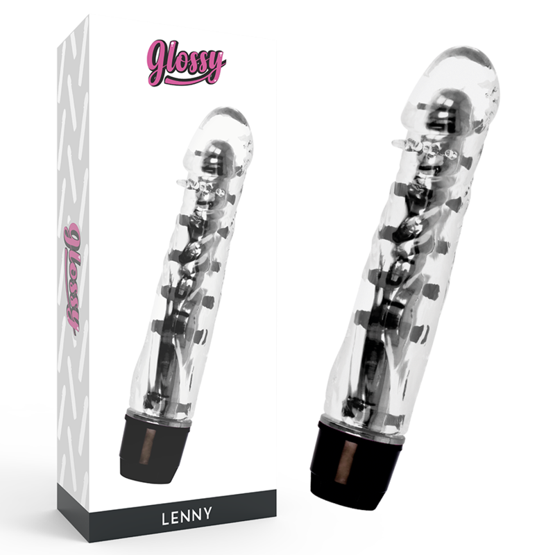 GLOSSY - LENNY VIBRATOR BLACK GLOSSY - 1