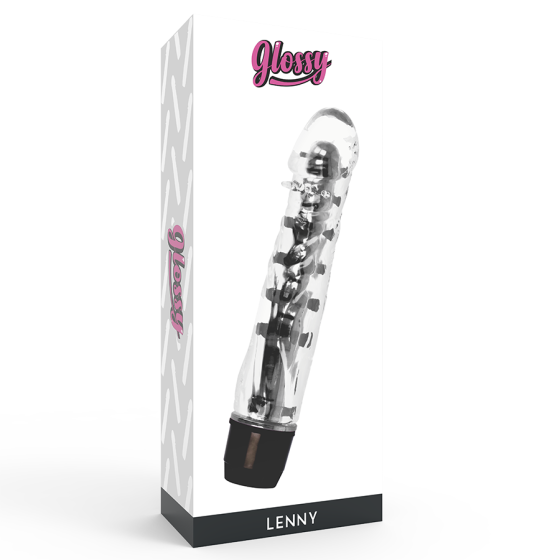 GLOSSY - LENNY VIBRATOR BLACK GLOSSY - 4